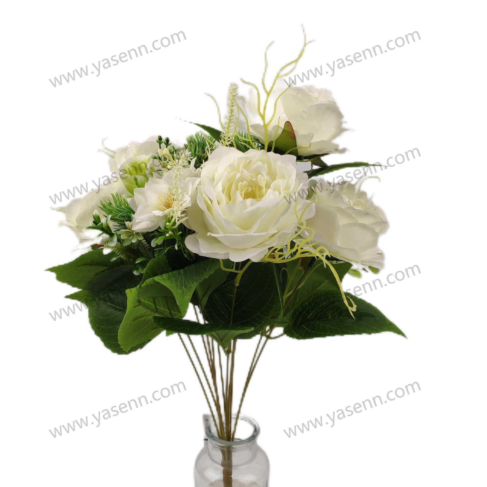 HEIGHT 50CM 12 BRANCHES ROSE YSB23514