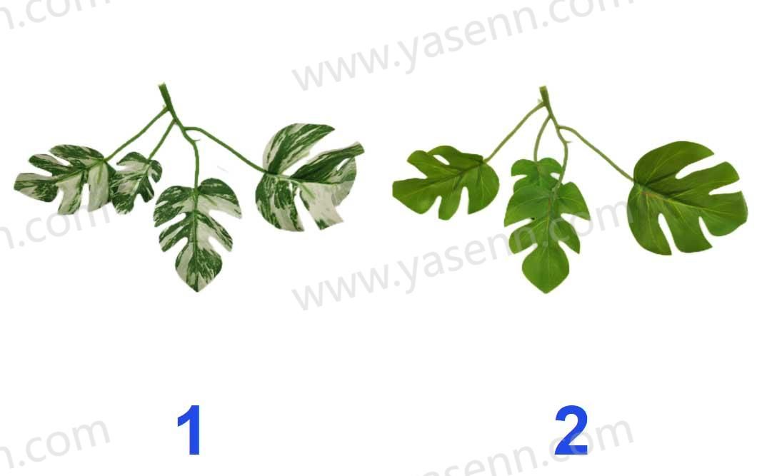 125CM 5 BRANCHES RUBBERIZED FABRIC 56PCS LEAVES YSG23142 