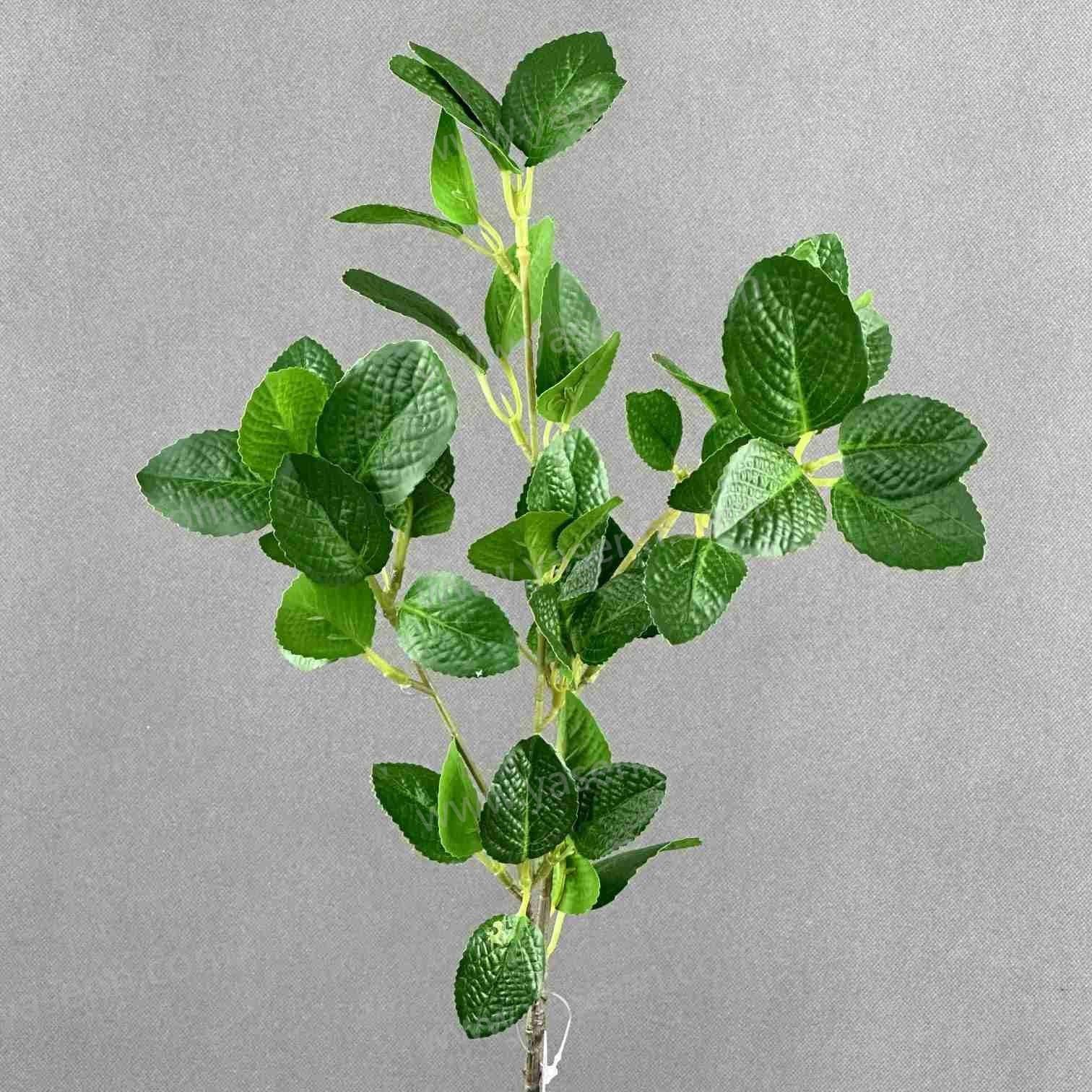 79CM SINGLE STEM OF MINT LEAVES YSL24035