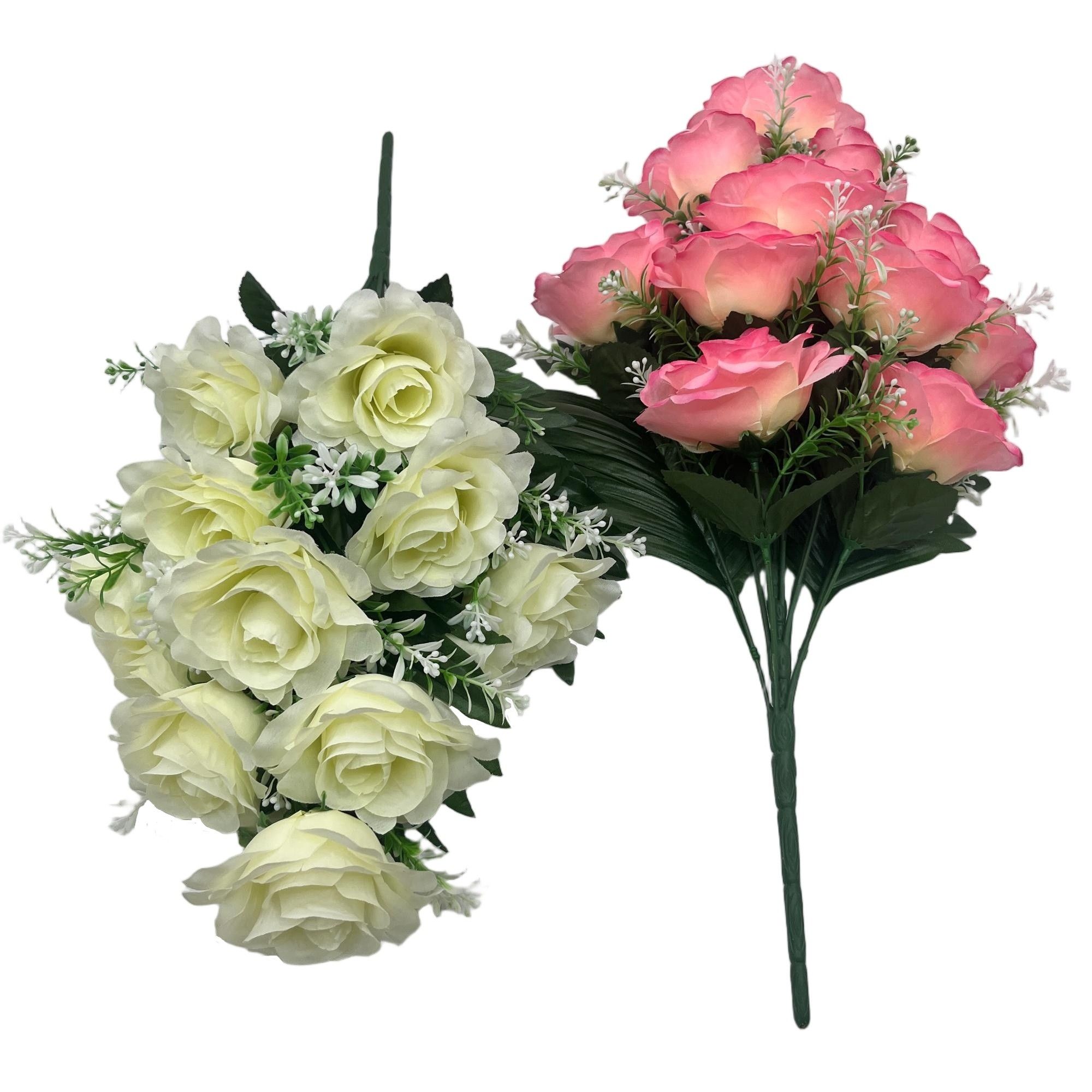  Rose Bouquet Height 52cm/ 12 Branches YSF25013