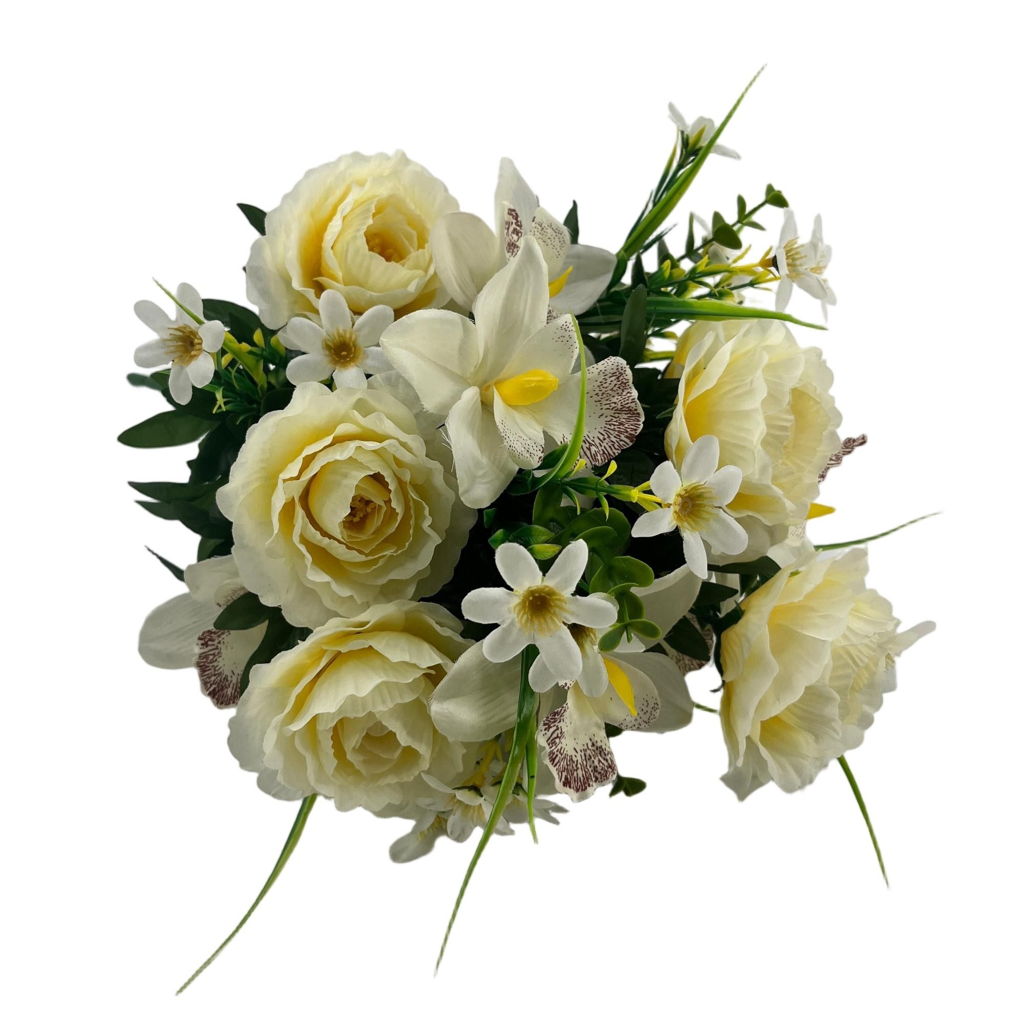 Artificial Rose Bouquet 52cm Tall 24 Branches YSB25222