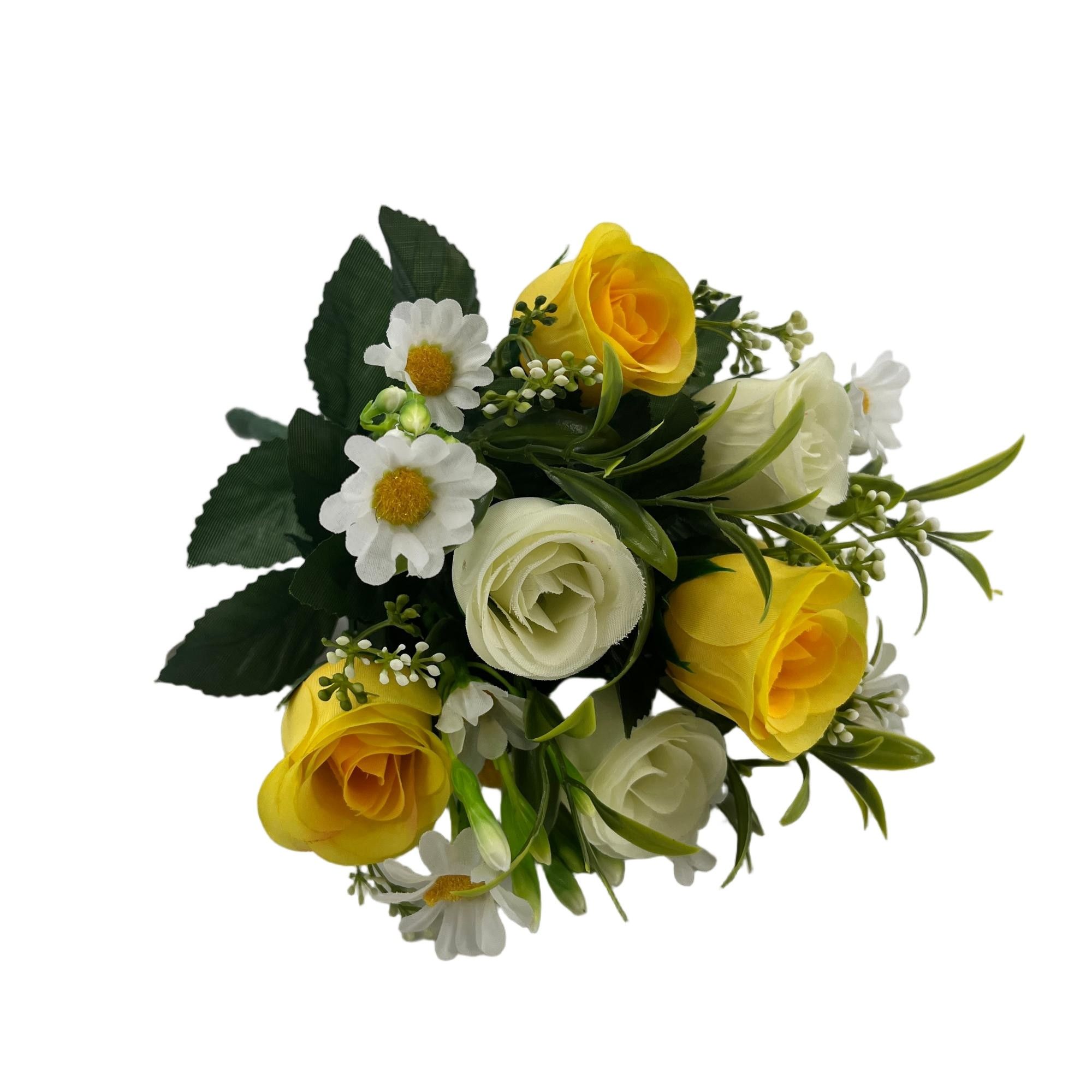 Artificial Rose Bouquet 29cm Tall 12 Branches  YSB25210