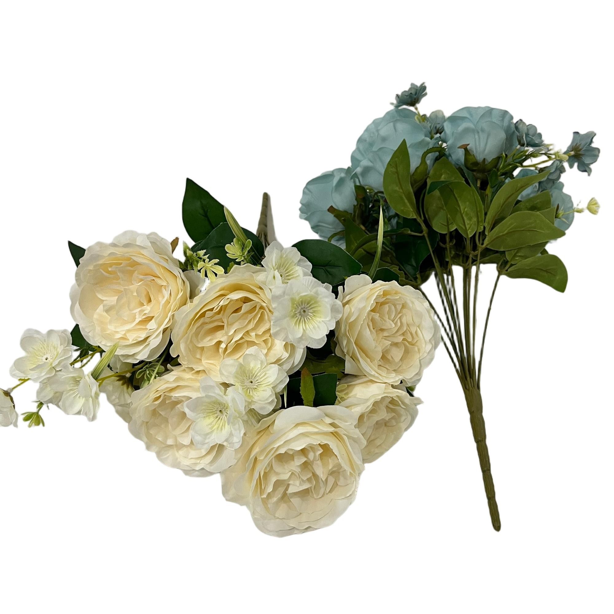 Artificial Rose Bouquet 50cm Tall 12 Branches  YSB25197