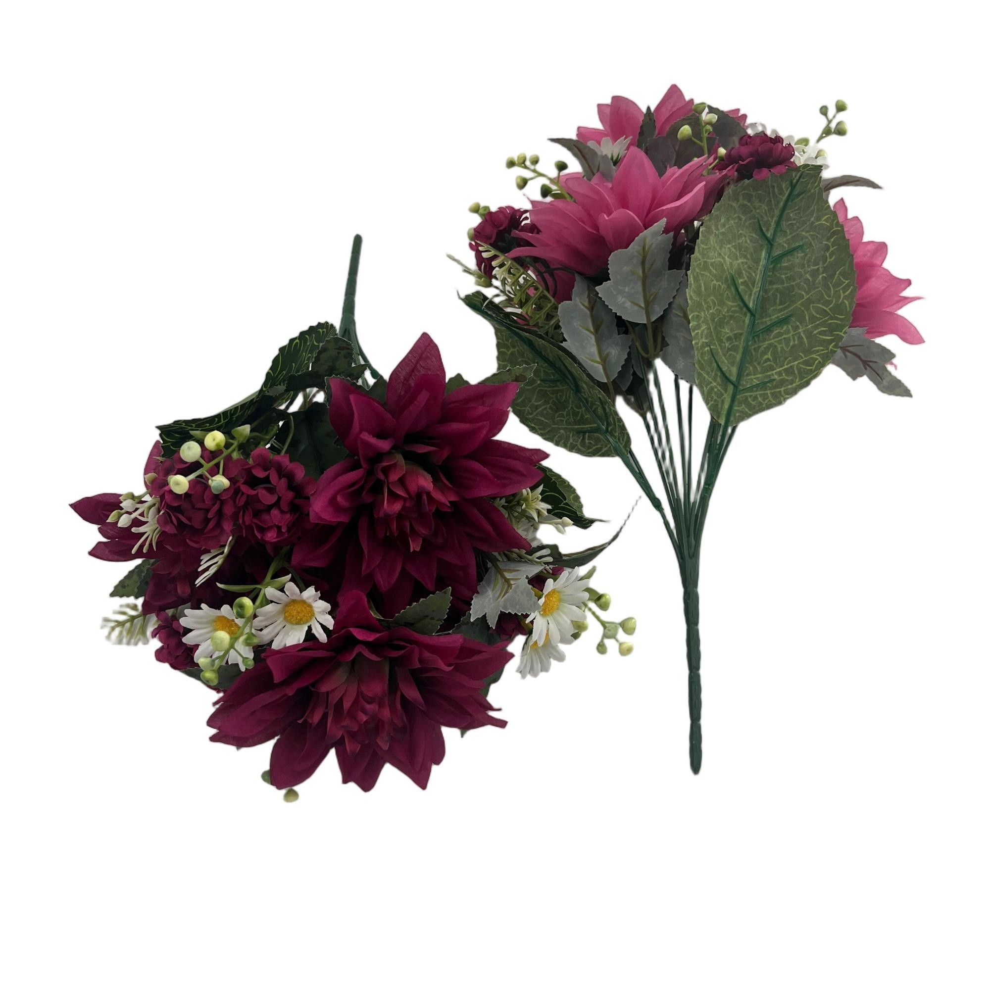Artificial Dahlia Bouquet 38cm Tall  YSB25156
