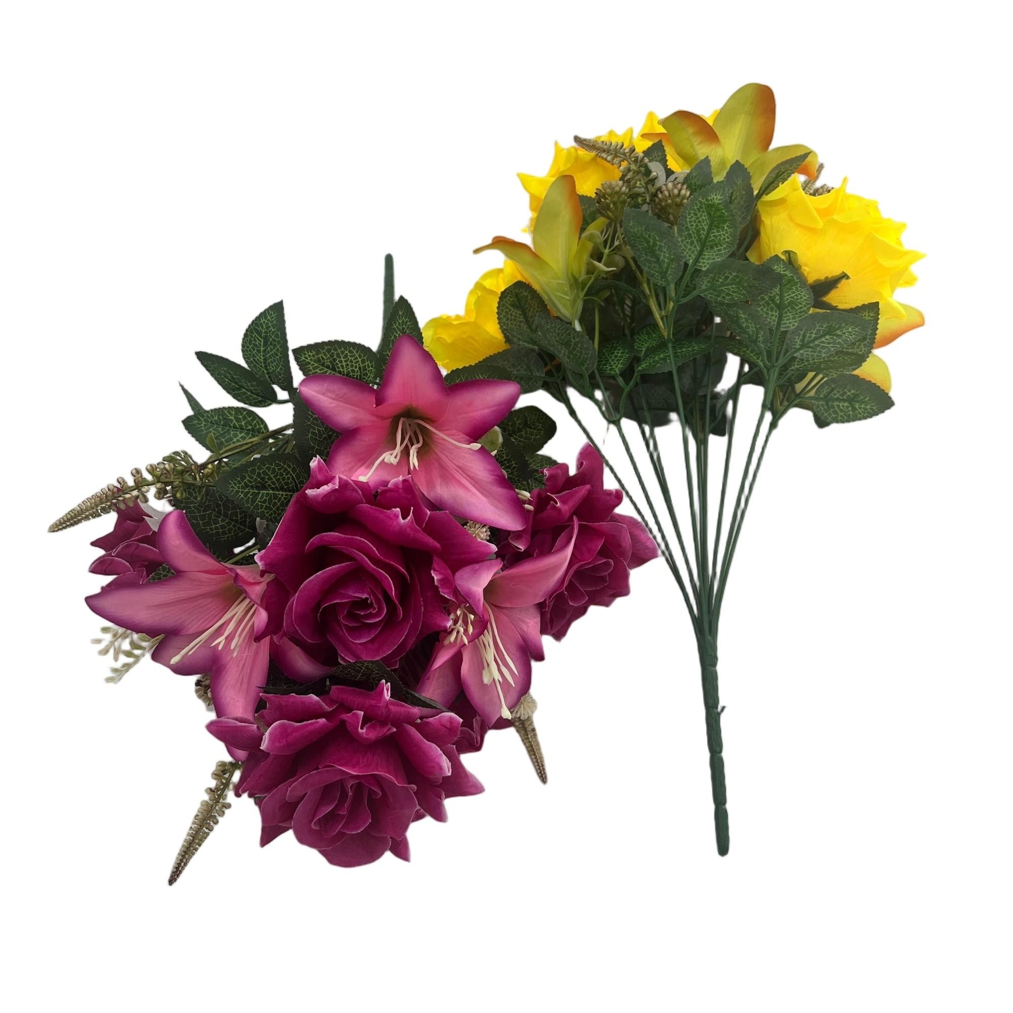 Artificial Dahlia Bouquet 48cm Tall  YSB25152