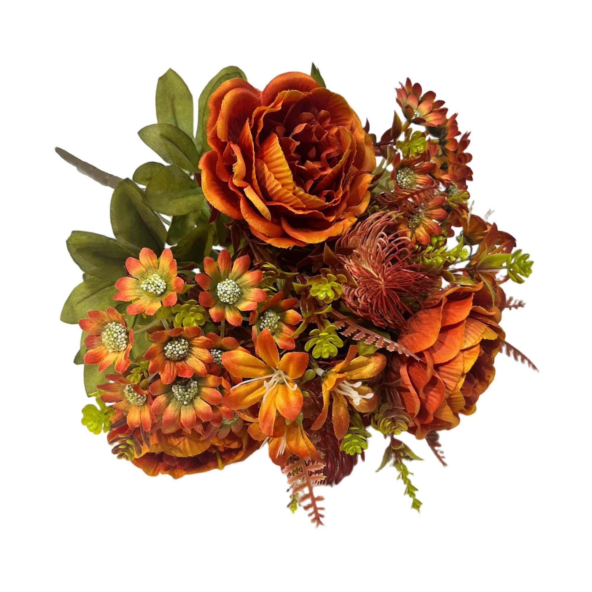 Artificial Peony Bouquet 47cm Tall 12 Branches  YSB25141