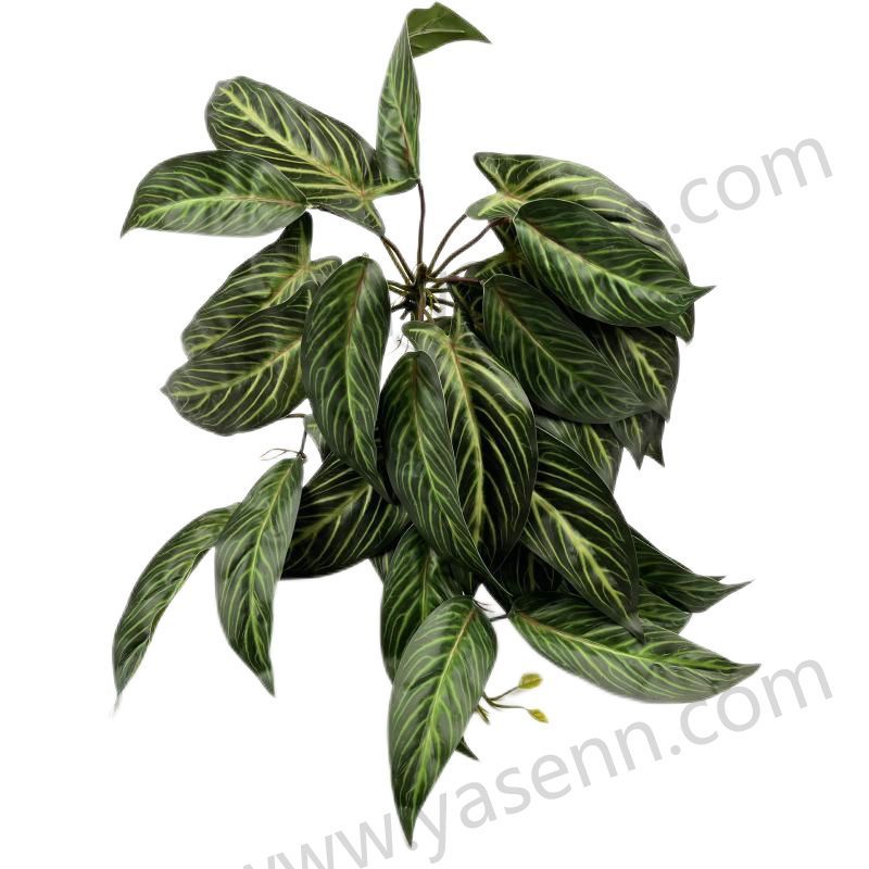 YSG23098 HEIGHT  62CM/ RUBBERIZED FABRIC/28  LEAVES artificial plant