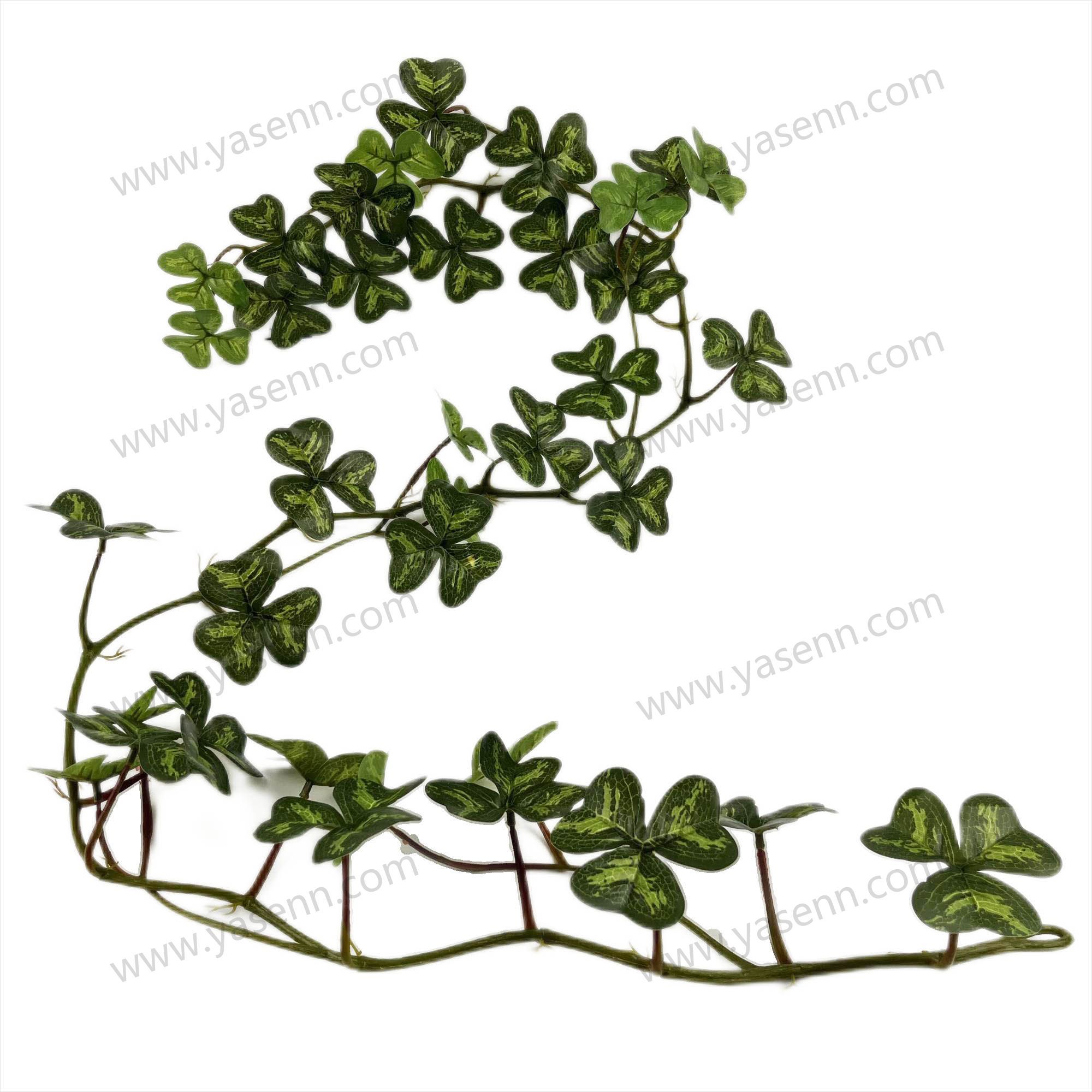 YSG23100 HEIGHT  170CM/ CLOVER/ RUBBERIZED FABRIC/37  LEAVES artificial plant
