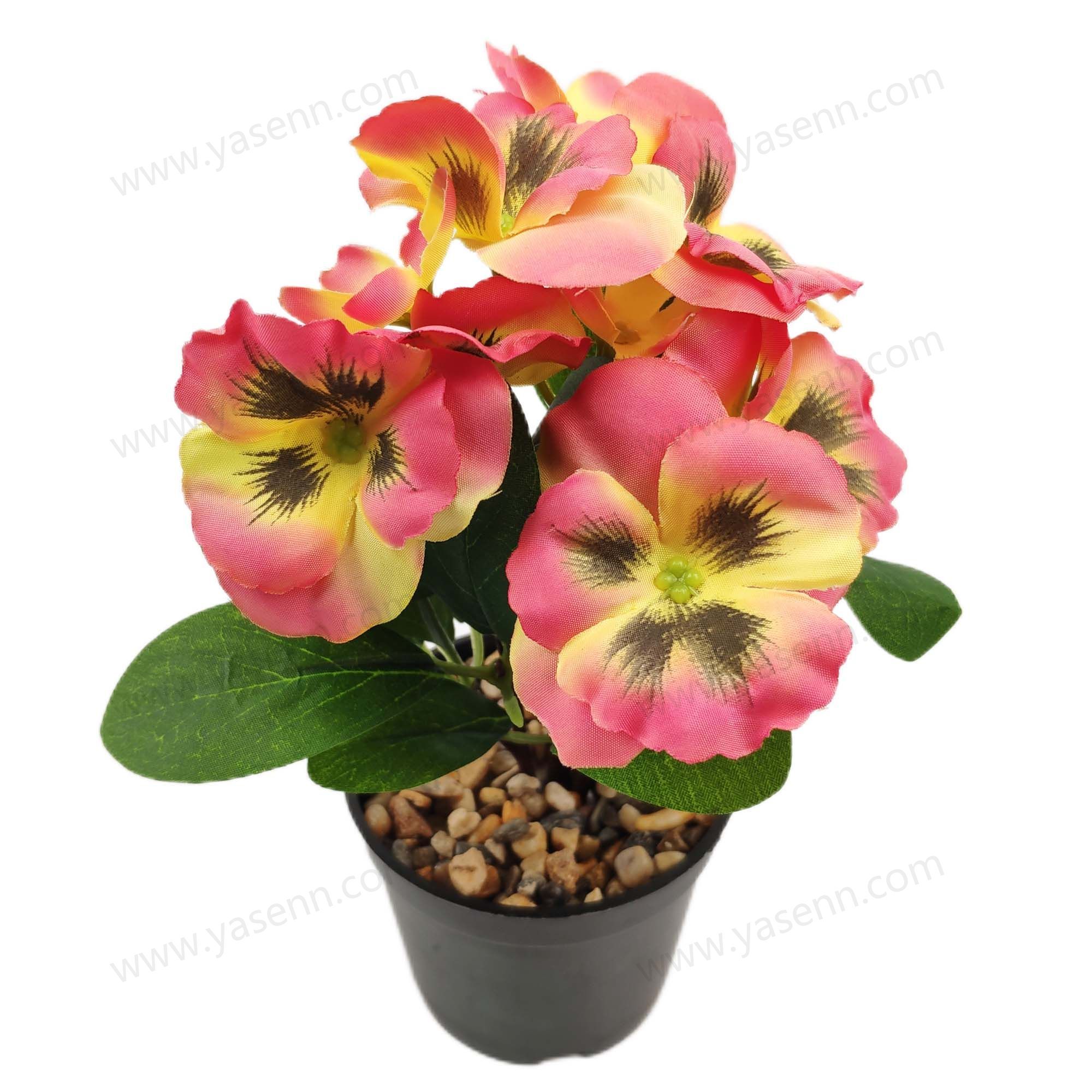  HEIGHT 21CM 6PCS BIG FLOWERS 3PCS SMALL FLOWERS  YSM23088