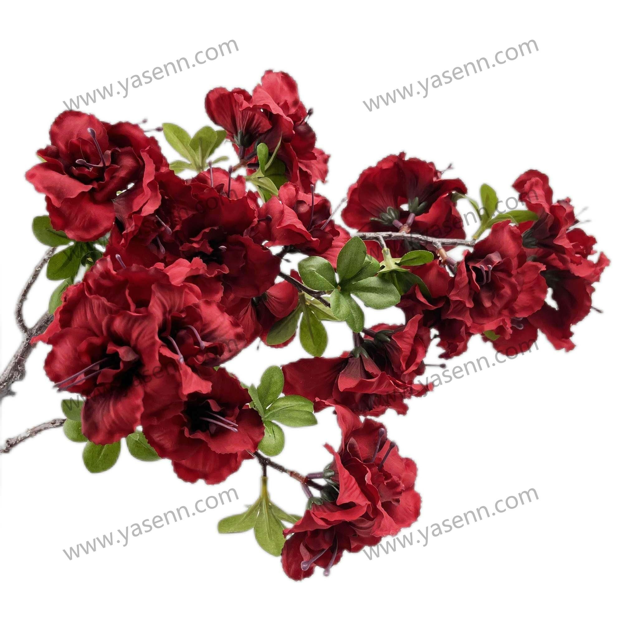 YSF19079 azaleas with 2 branches/artificial flower