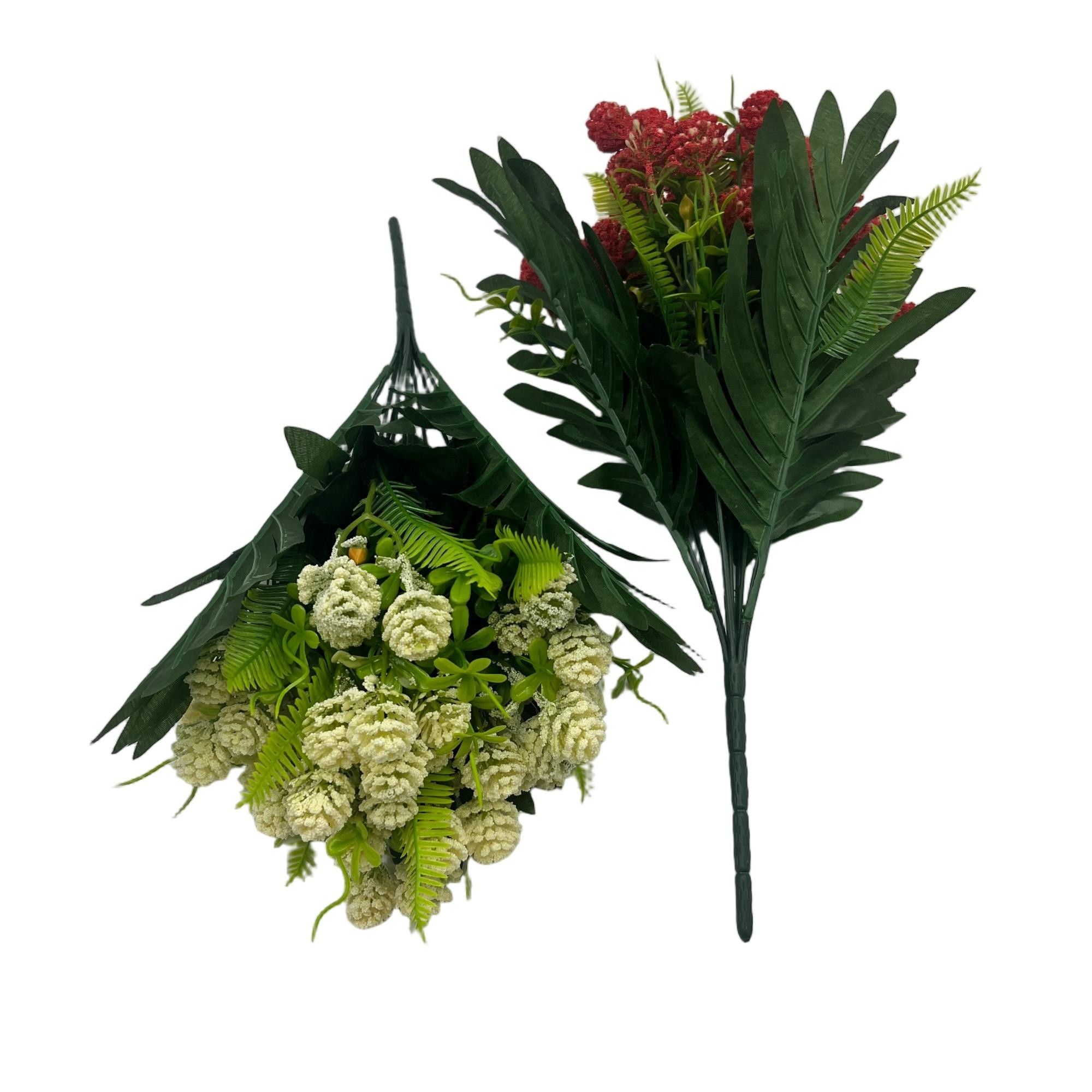 Everlasting Foam Flower Bouquet  42cm 10 Stems YSB25096