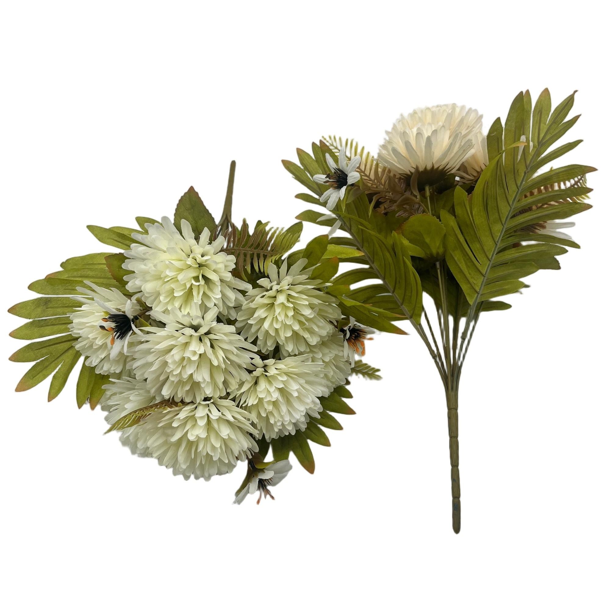 Premium Artificial Chrysanthemum Bouquet  40cm 10 Stems YSB25110