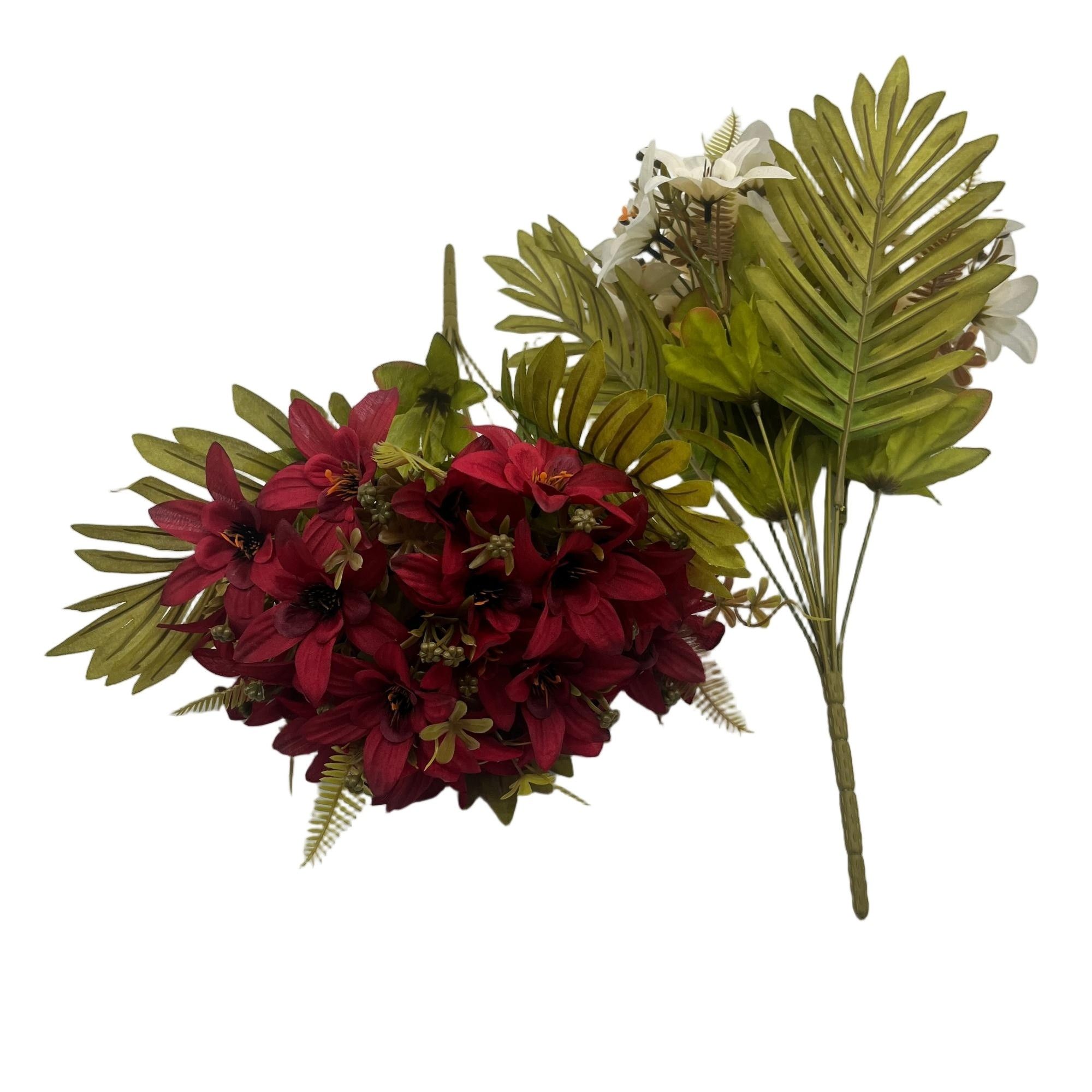 Premium Artificial Orchid Bouquet  44cm 12 Stems YSB25111