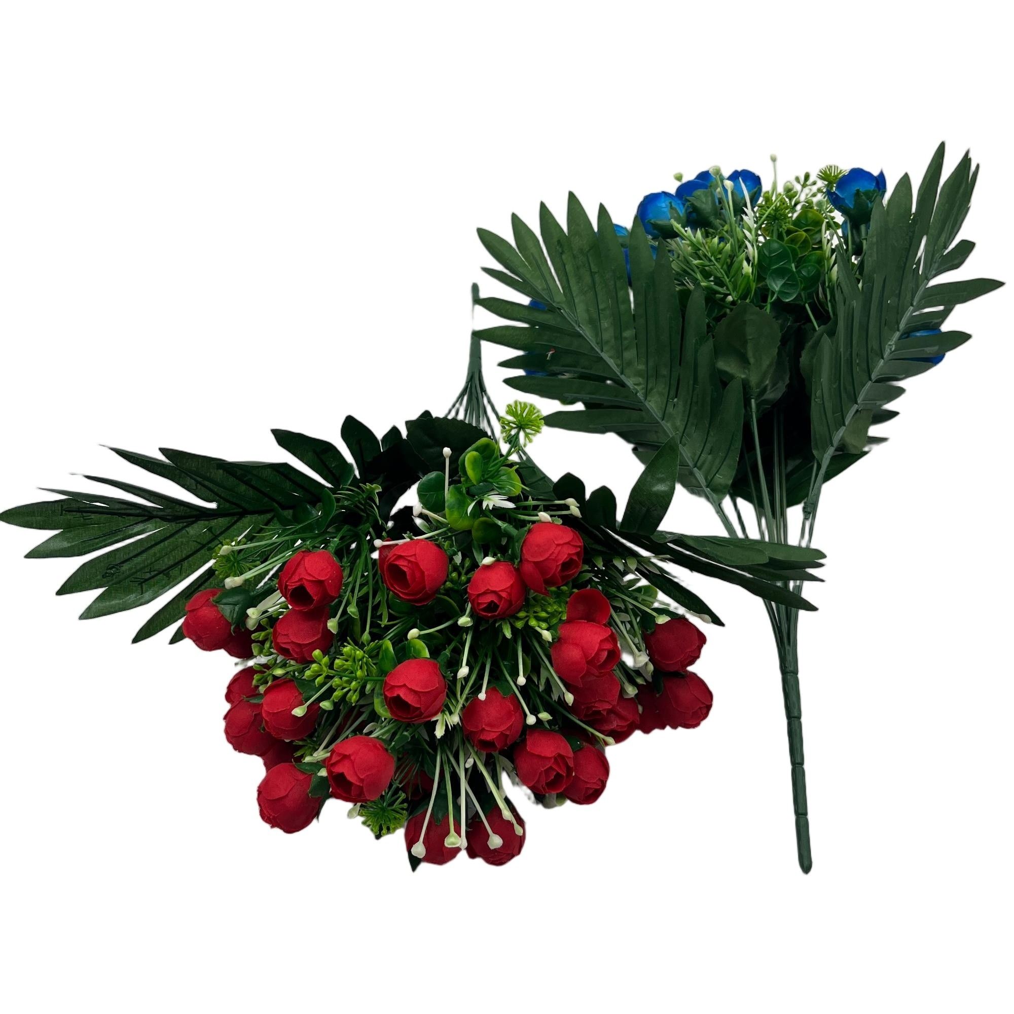 Luxury Artificial Flower Bush Bouquet 44cm 10 Stems YSB25065