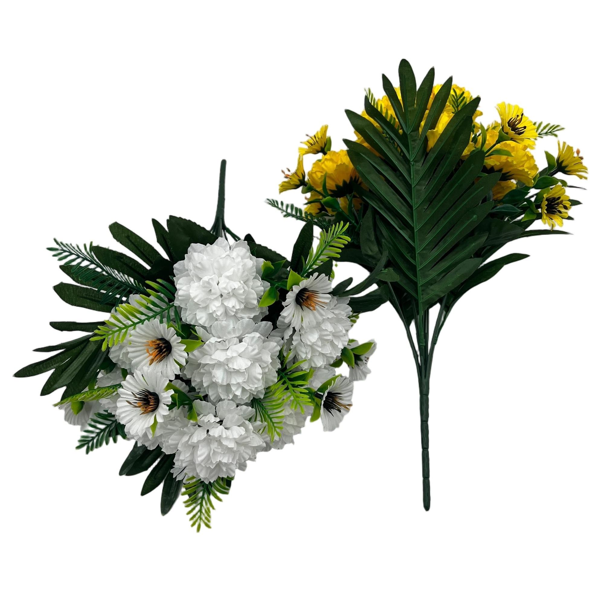 Artificial Chrysanthemum Bouquet  40cm Tall with 10 Branches YSB25059