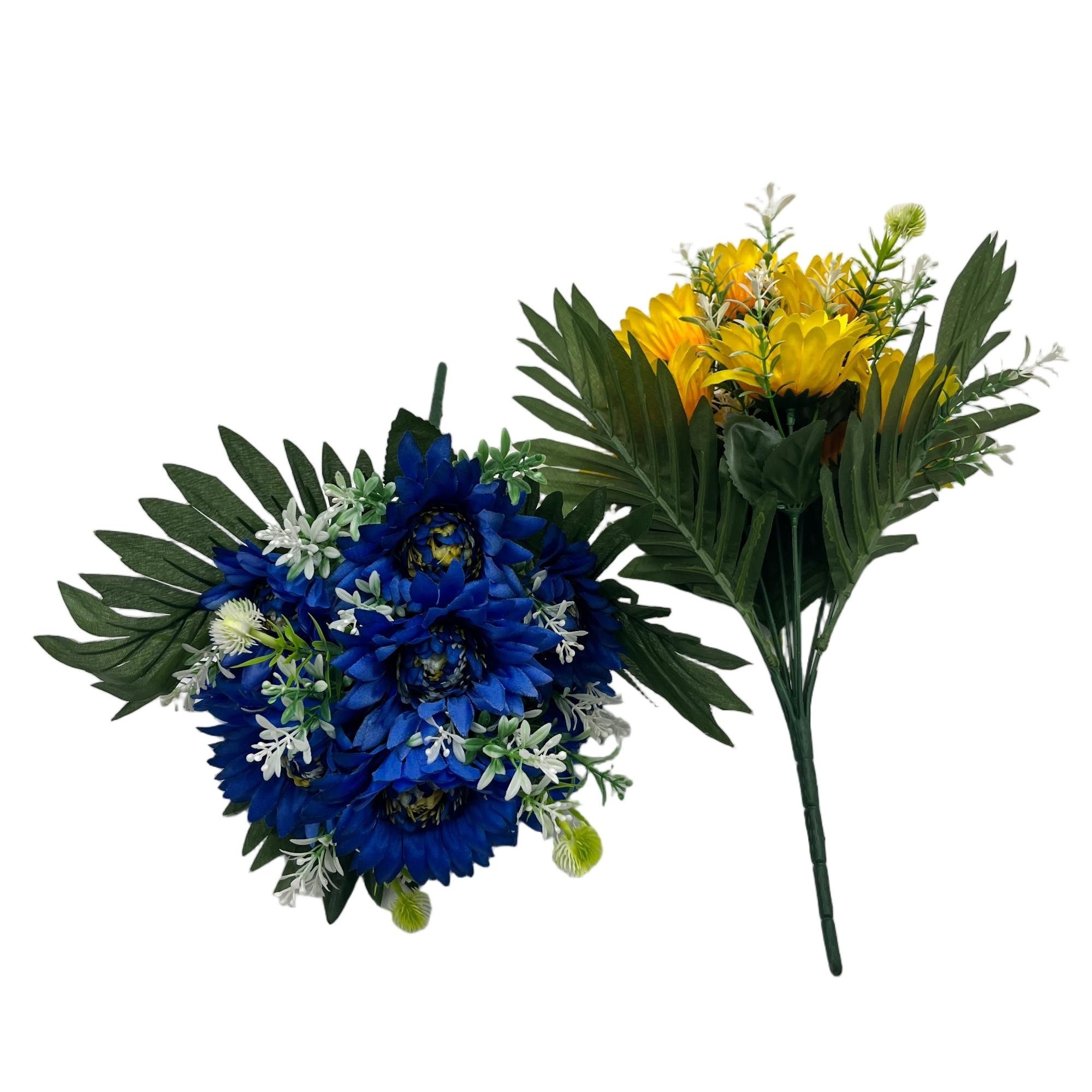 Luxury Artificial Chrysanthemum Bouquet 10 Stems 40cm Tall YSB25068