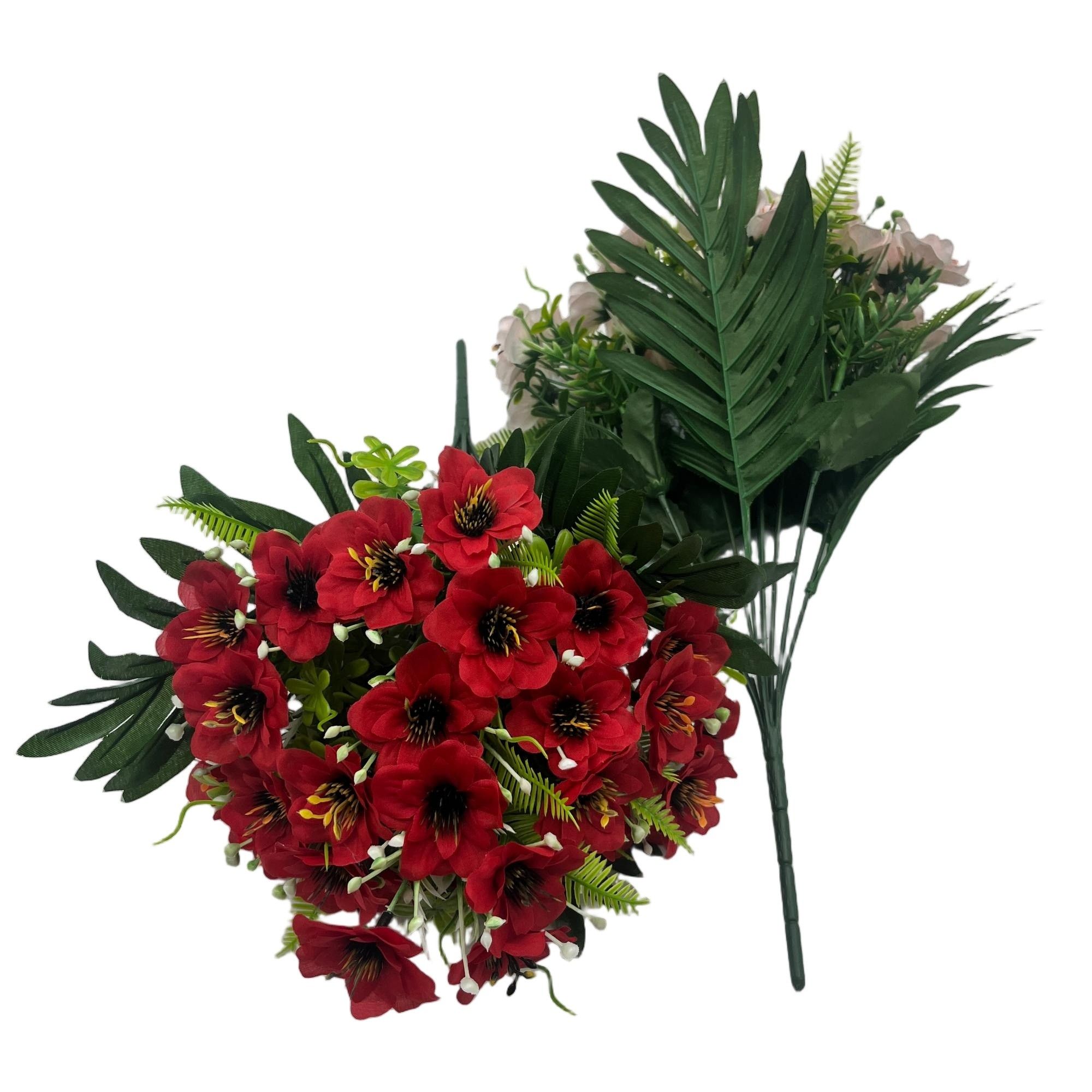 Artificial Phalaenopsis Bouquet 10 Branches 44cm Faux Silk Flowers Decor YSB25089