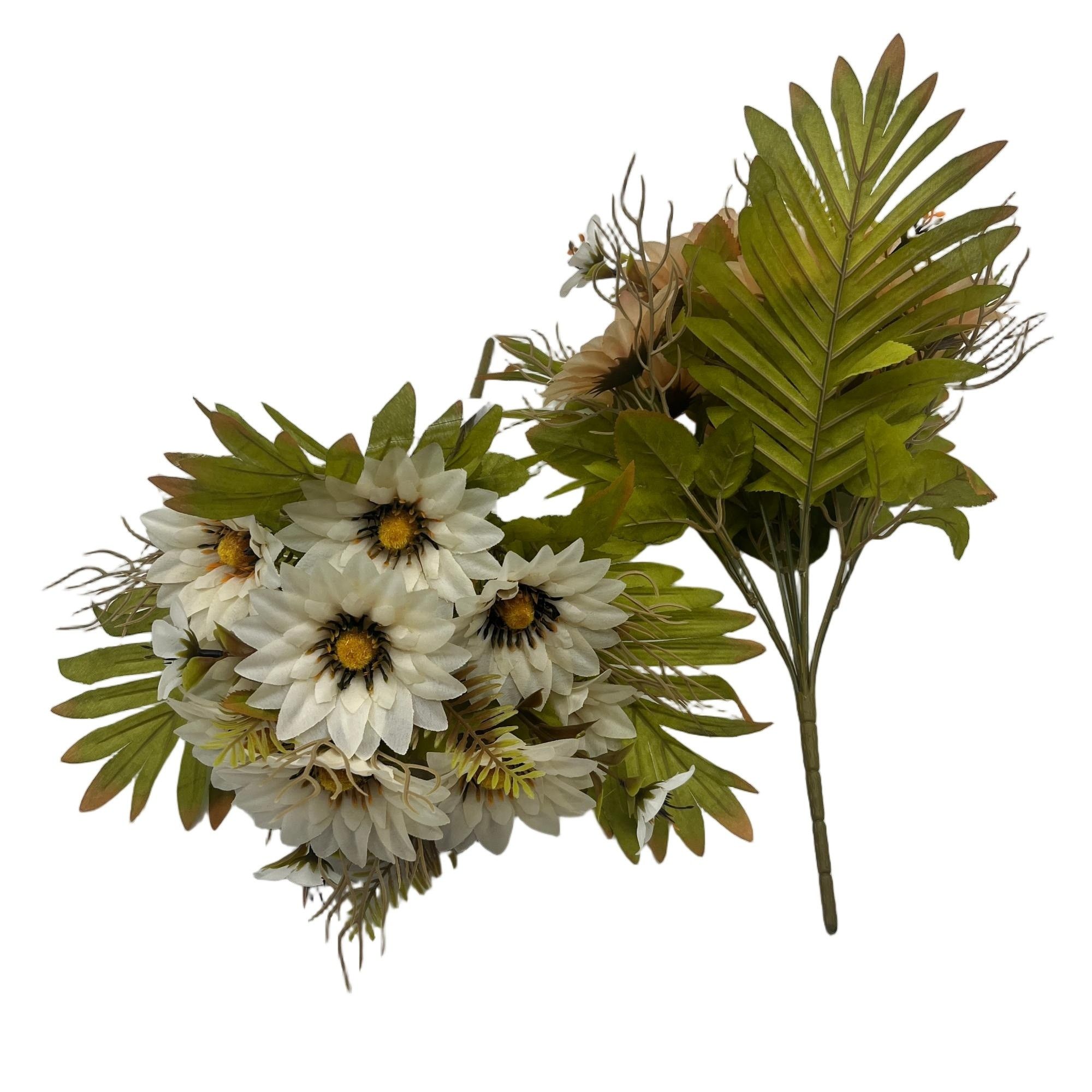 Artificial Chrysanthemum Bouquet 10 Branches 38cm Height YSB25118