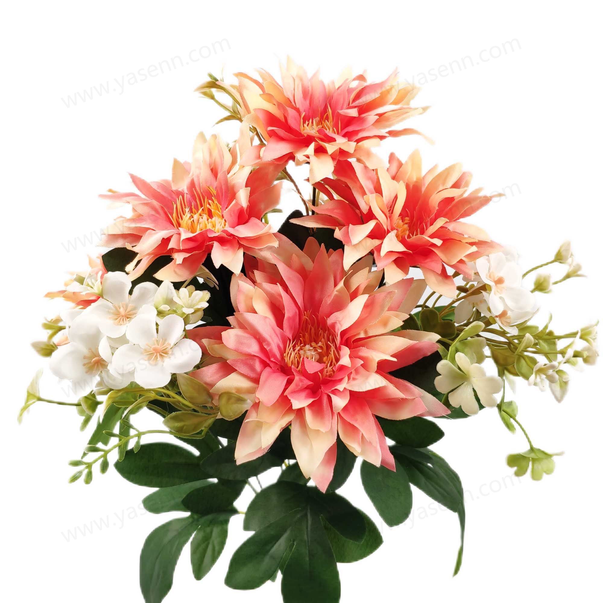 50CM 9 CHRYSANTHEMUM ARTIFICIAL FLOWER YSB23398