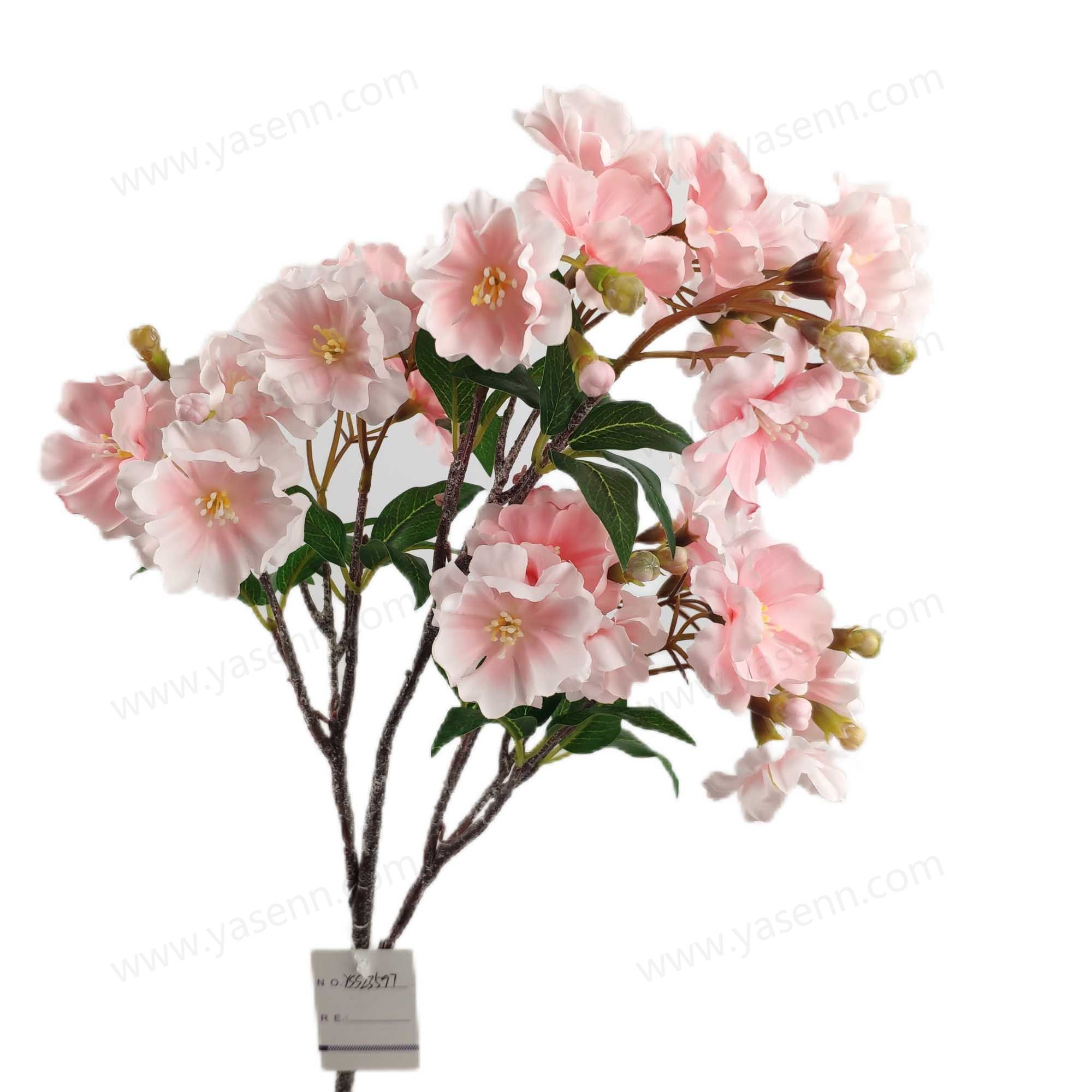 77CM3 MALUS SPECTABILIS ARTIFICIAL FLOWER YSS23597